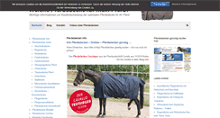 Desktop Screenshot of pferdedecken-info.eu
